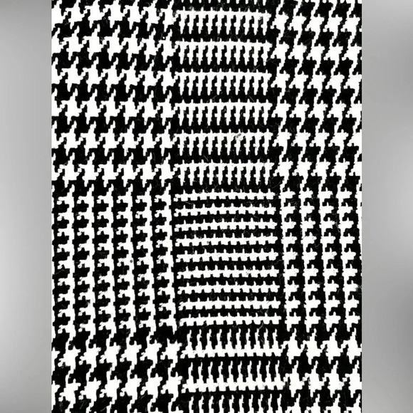 WORTHINGTON PENCIL SKIRT BLACK WHITE PLAID HIGH WAIST P STRETCH SIZE 12 LARGE - Picture 12 of 12